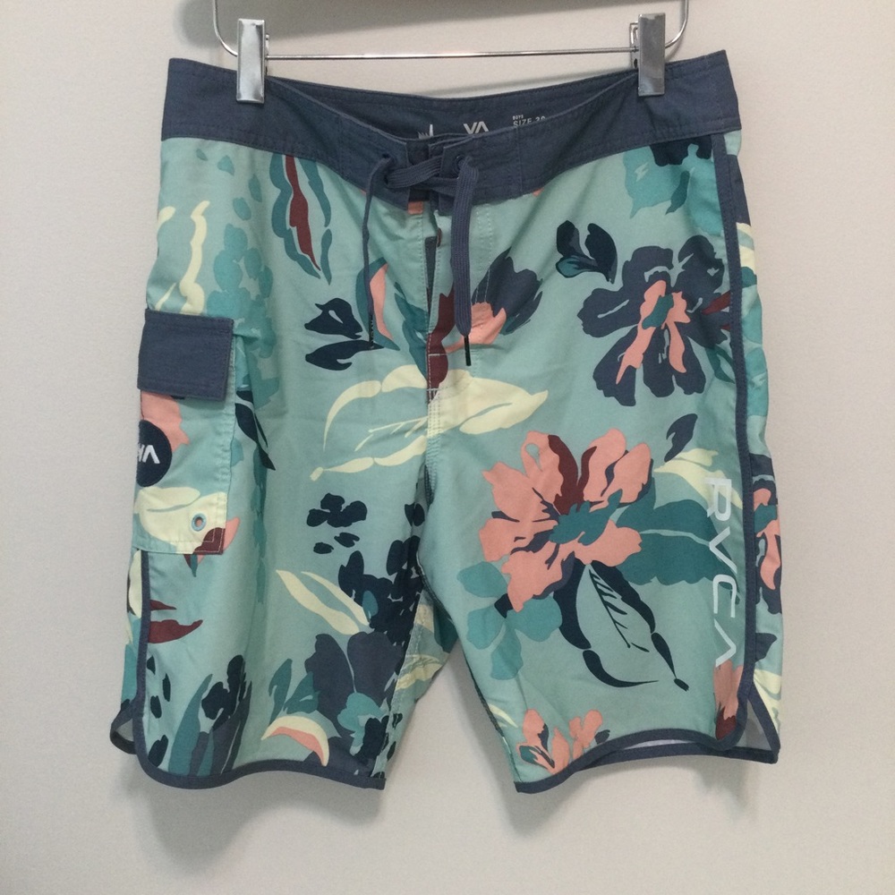 Mens Boys Teen RVCA 30 board shorts swim trunks surf pool beach lake quick dry